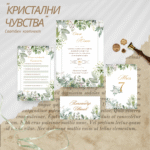 Тема за сватба - "Кристални чувства"